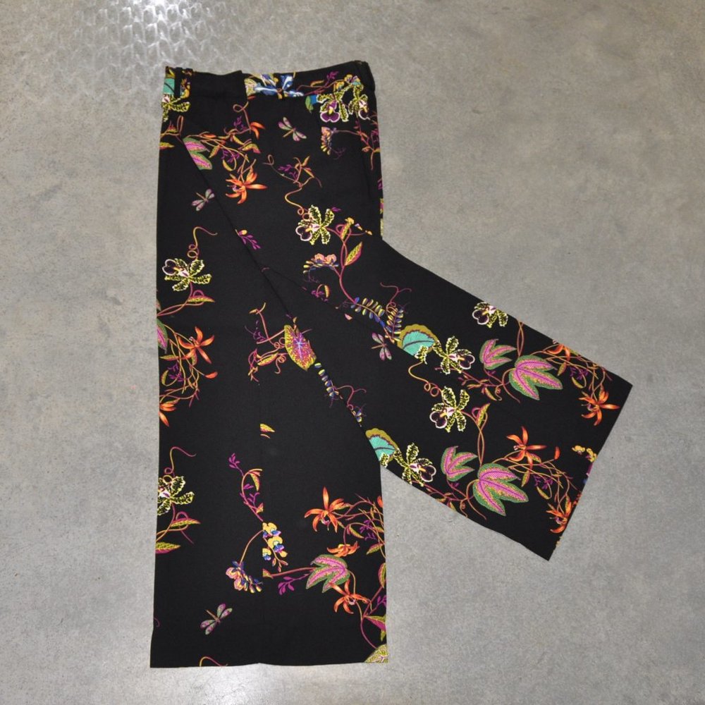 H&M Wide Leg Floral Pants